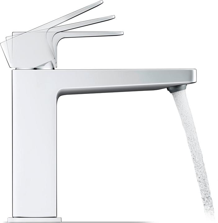 Produktbild Duravit Manhattan Einhebel-Waschtischmischer, M MinusFlow, Ausladung 129 mm, mit Ablaufgarnitur, MH1