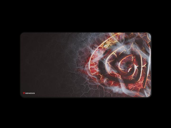 Image du produit Genesis Tapis de souris Carbon 500 MAXI LAVA G2 Edition, Multicolore, 450 x 900 x 2,5 mm