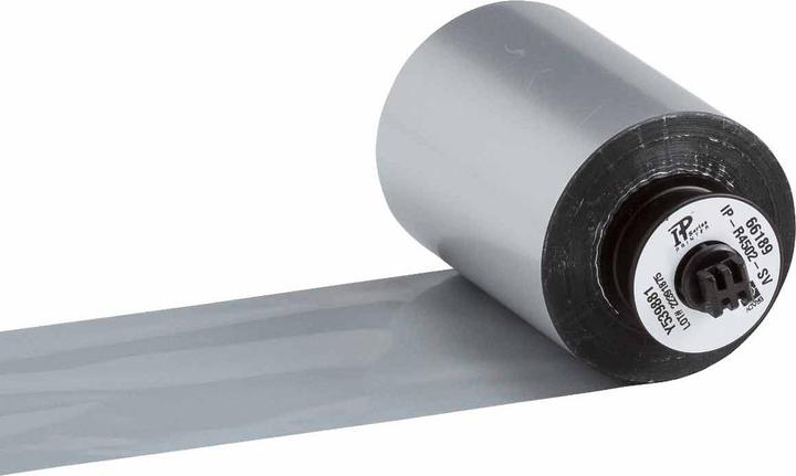 Produktbild Brady IP-R-4502SV, Wachs/Harz-Farbband, Silber, 83.00 mm x 300.00 m, f. IP Printer