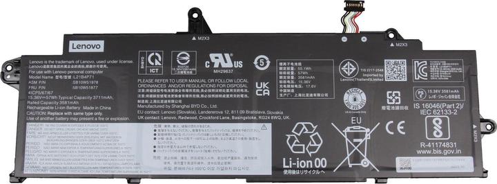 Actual product image Lenovo 5B11M90033 (4 Cells, 3711 mAh)