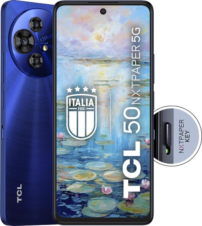 Actual product image TCL 50 Nxtpaper 5G 8Gb 256Gb 6.78" (256 GB, Midnight Blue, 6.78", Dual SIM, 108 Mpx, 5G)