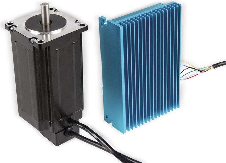 Image du produit Joy-it Moteur pas à pas Nema23-04cl 3 Nm 4.2 mA Diamètre de l'arbre 7.5 mm (Moteur)