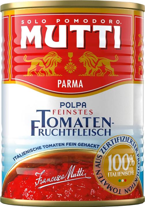 Actual product image Mutti Tomatoes Polpa (454 g)