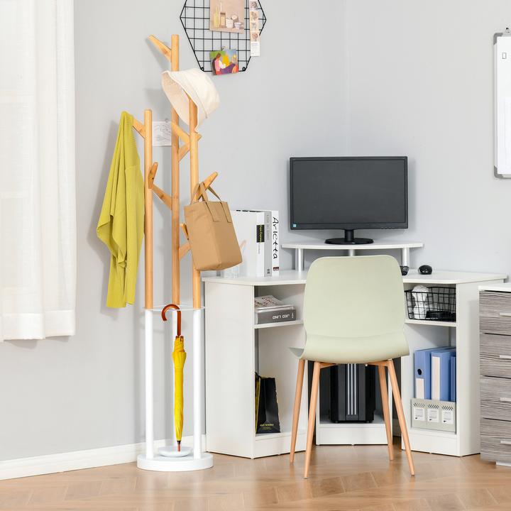 Immagine prodotto Homcom Appendiabiti con 13 ganci, portaombrelli moderno