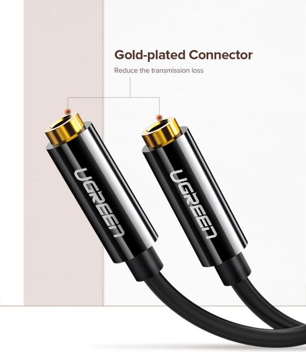 Actual product image Ugreen 3.5mm Stereo Audio Splitter (0.20 m, 3.5mm jack (AUX))