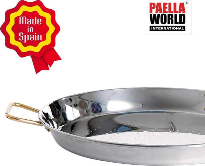 Actual product image All'Grill Stainless steel paella pan Ø 70 cm (70 cm, Paella pan, Stainless steel)