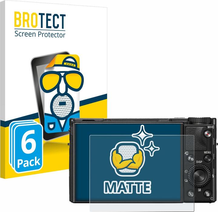 BROTECT Entspiegelungsfolie Displayschutz Displayschutzfolie Folie Matt (Displayschutz, Cyber-Shot DSC-RX100 VII)
