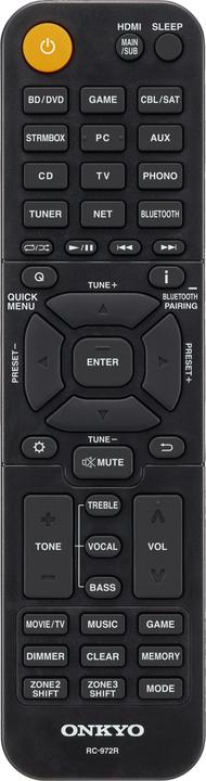 Actual product image Onkyo TX-RZ840 (9.2 Channel, AM, FM)