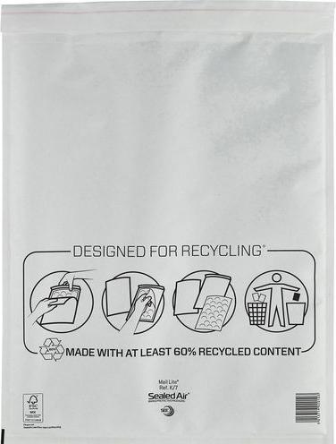 Produktbild Sealed Air Luftpolster-Versandtaschen K/7 ohne Fenster Weiss (50 x)