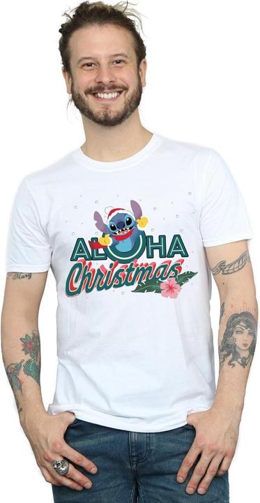 Produktbild Disney Lilo And Stitch Aloha Christmas TShirt (XXL)
