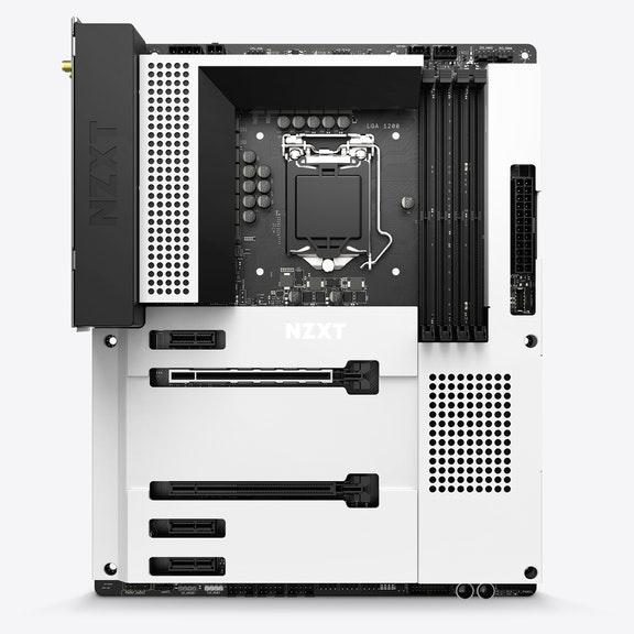 Produktbild NZXT Motherboard N7 Z590 MATTE White (LGA 1200, Intel Z590, ATX)