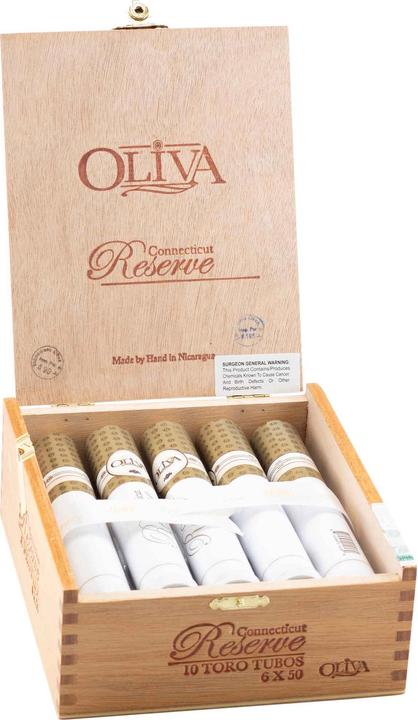 Oliva Connecticut Reserve Toro Tubos 6x50 (Parejo)
