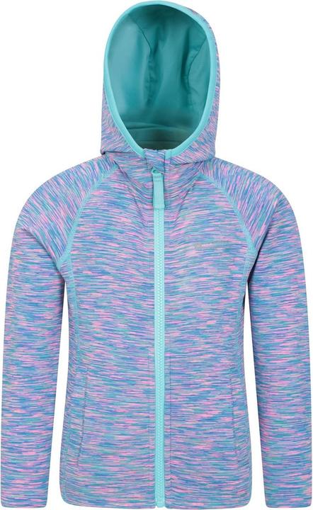 Image du produit Mountain Warehouse Sweat à capuche zippé à rayures Kayleigh II pour enfants et adolescents (158)
