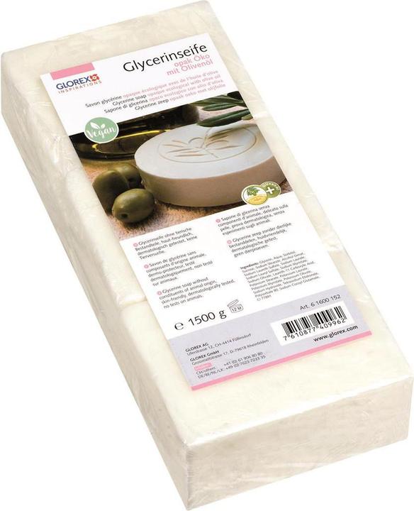 Actual product image Glorex Glycerine Soap Eco 1500g (Hard soap)