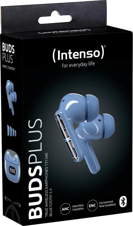 Actual product image Intenso Buds Plus T315AE (ANC, 7.50 h, Wireless)