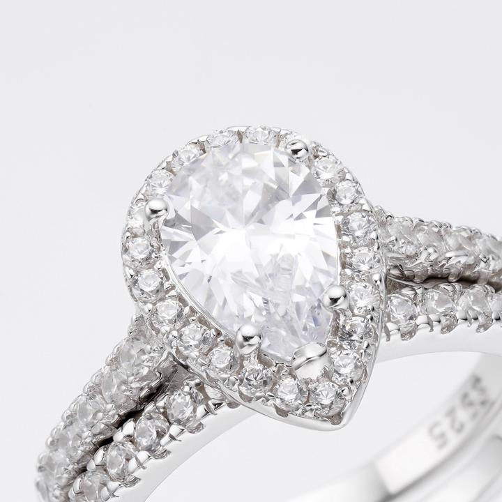 Produktbild Sensora Jewelry Saphir Ring Set (50, 925 Silber)