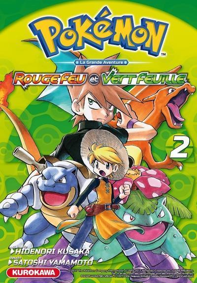 Produktbild NoName POKEMON : Rouge Feu et Vert Feuille Emeraude - Tome 2 (Französisch, Yamamoto Satoshi, Kusaka Hidenori, 2017)