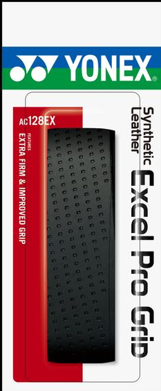 Image du produit Yonex AC 128EX Cuir synthétique Excel Pro Grip noir
