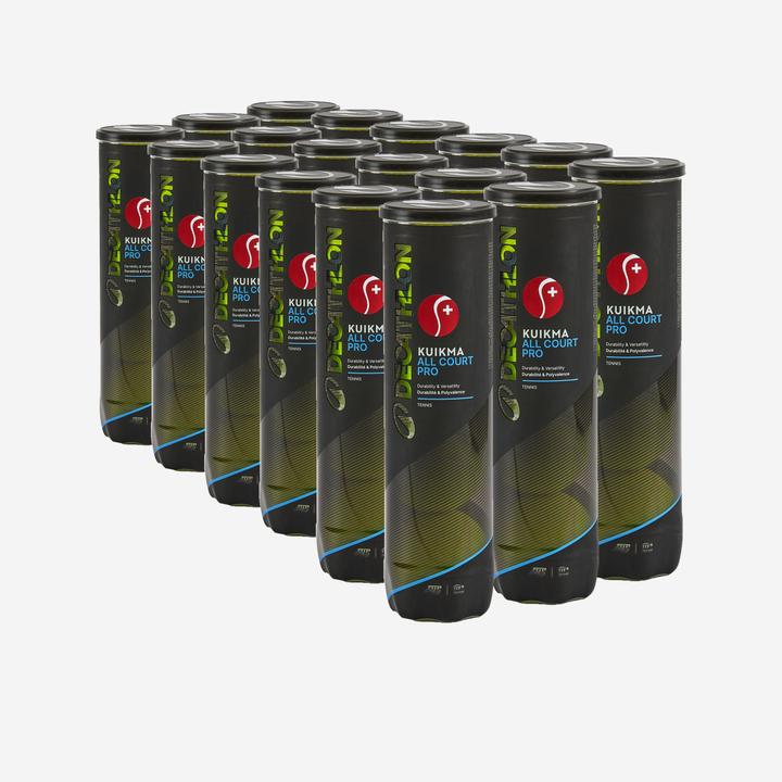 Artengo Tennisball Kuikma - All Court Pro Swiss vielseitig 18 × 4er Dose