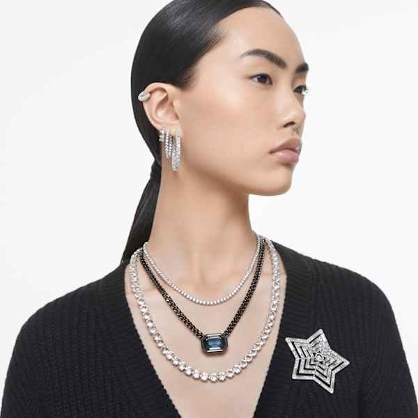 Immagine prodotto Swarovski Matrix Creoles Taglio Rotondo Bianco (Metallo Swarovski)