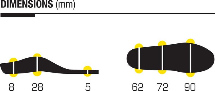 Actual product image Sidas 3 Feet Outdoor Low Insole