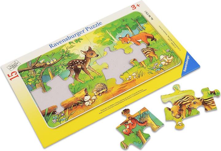 Immagine prodotto Ravensburger I figli degli animali della foresta (15 pezzi)