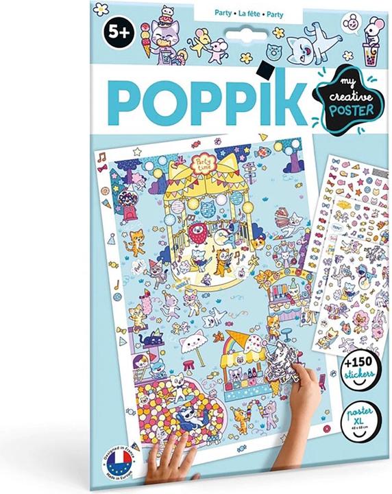 Actual product image Poppik Sticker Creative Poster Party