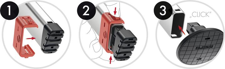 Image du produit Hailo EasyClix Garden - Size L, jeu de pieds interchangeables