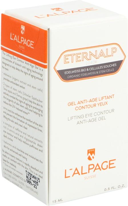 Image du produit L'Alpage Suisse L'ALPAGE Eternalp 2040m Gel liftant anti-âge pour les yeux, 15 ml (Gel, 15 ml, Jour + nuit)