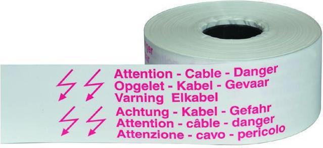 BRW Warnband Achtung Kabel