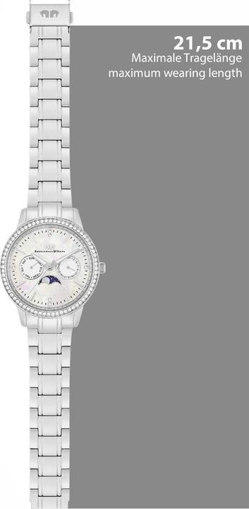 Actual product image Multifunctions Amidala Stainless Steel Silver - 34098 (Analogue wristwatch, 38 mm)