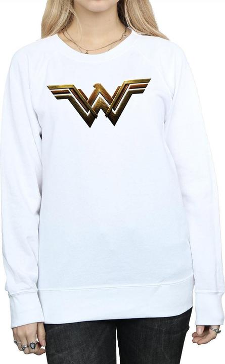 Actual product image Womens/Ladies Justice League Movie Wonder Woman Emblem Sweatshirt (L)