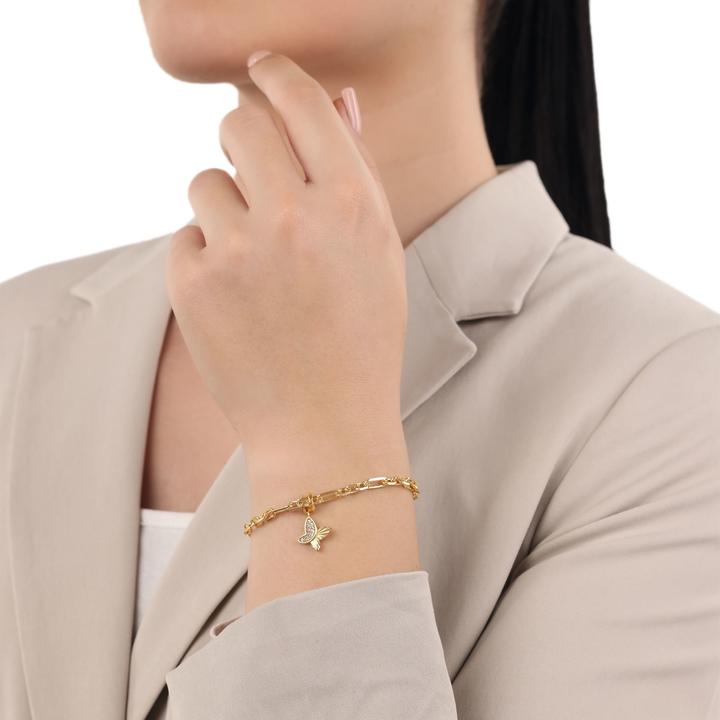 Produktbild Amor Charms für Damen, 925 Sterling Silber, Zirkonia synth. | Schmetterling (Silber 925)