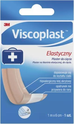 Produktbild Viscoplast Elastisches Pflaster,, 6cm X 1m, Hellbraun (1 x)