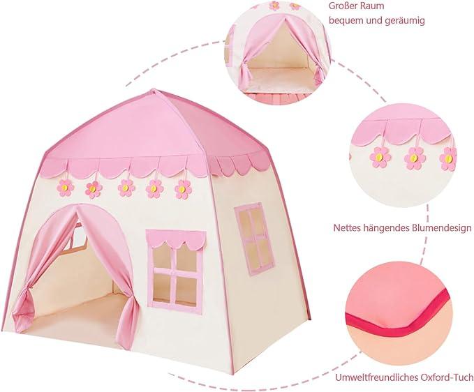 Produktbild Activity Board Kinderspielzelt, Indoor-Spielhaus, Kinderhaus, Haus Fantasy, kleine Burg, grosses Kinderhaus