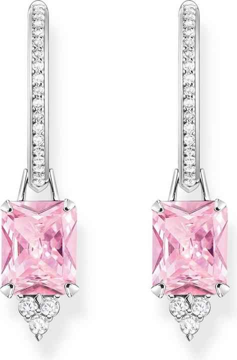 Image du produit Thomas Sabo Créoles pierre rose argent (Argent 925)