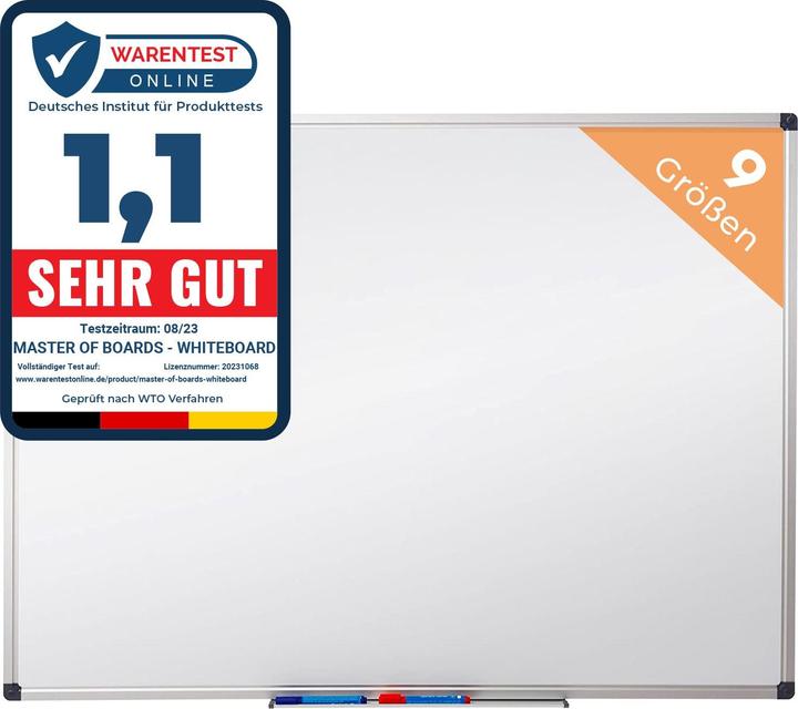 Produktbild Master of Boards Whiteboard (45 x 30 cm)