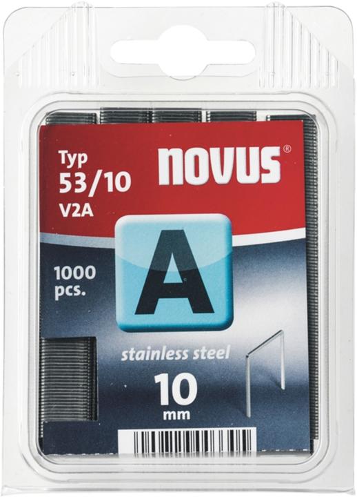 Produktbild Novus Feindrahtklammern 53/10 V2A
