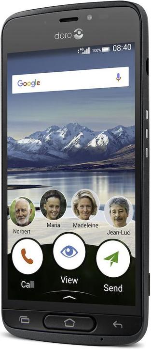 Image du produit Doro 8040 (16 Go, Graphite, 5", SIM simple, 8 Mpx, 4G)