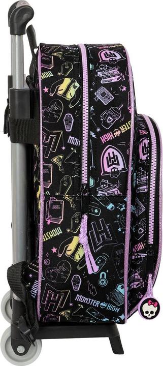 Immagine prodotto Monster High Zaino scuola con ruote Nero 28 x 34 x 10 cm
