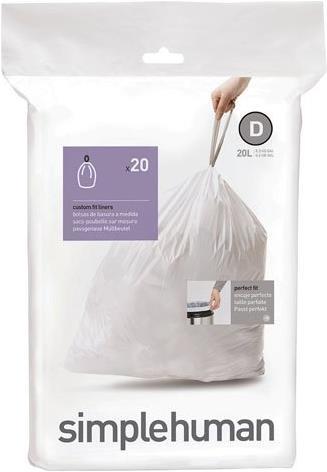 Immagine prodotto Simplehuman Sacchetti per la spazzatura (20 x, 20 l)