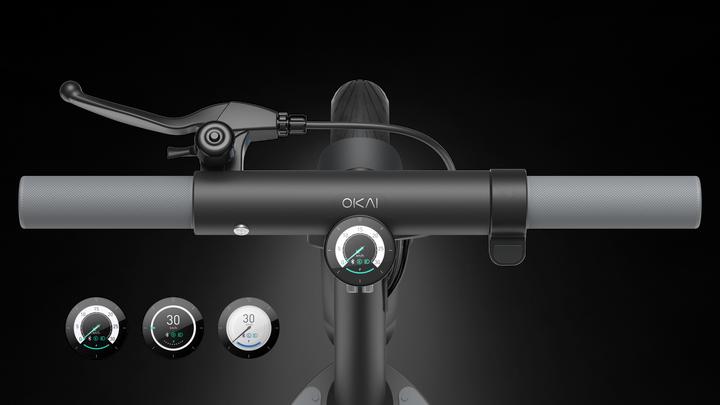 Actual product image Okai ES30 NEON Pro (25 km/h, 80 km, 350 W)