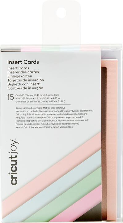 Image du produit Cricut Carte vierge Joy marron/rose/gris clair, 15 pièces (15 pcs)