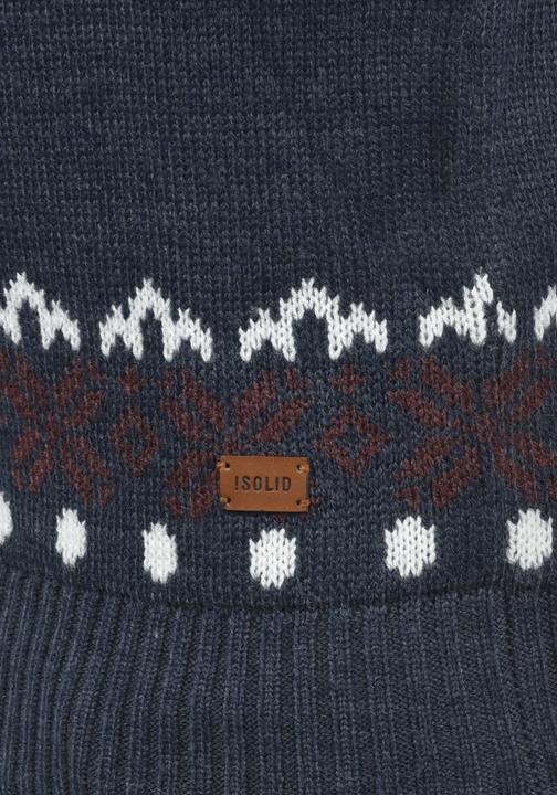 Actual product image Solid Norwig Men's Jumper Chunky Knit Pullover With Crew Neck (M)