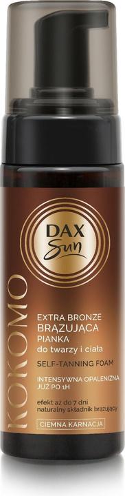 DAX Sun Extra Bronze Bronzing Foam für Gesicht und Körper KOKOMO - dunkle Haut 160ml (160 ml)