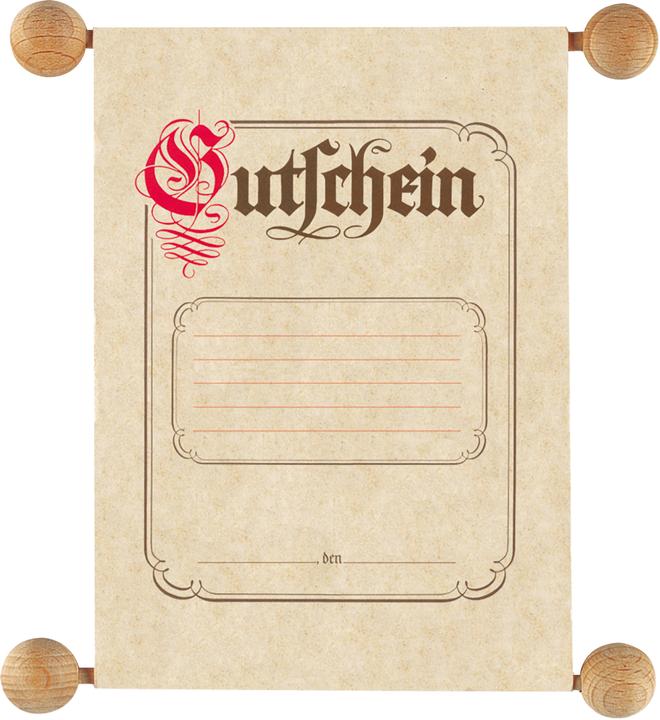 Actual product image Rnk Voucher in traditional style, DIN A5 (130 g/m², A5)