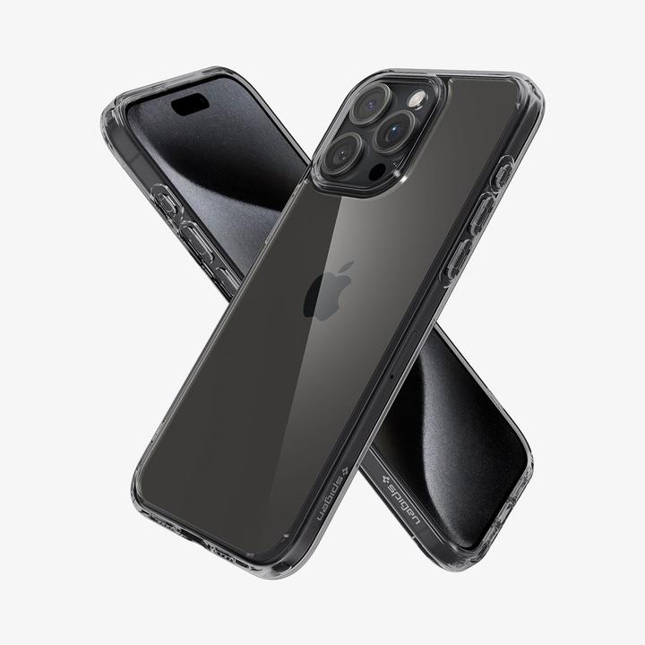 Image du produit Spigen Coque Ultra Hybrid pour iPhone 15 Pro - gris transparent (Apple iPhone 15 Pro)