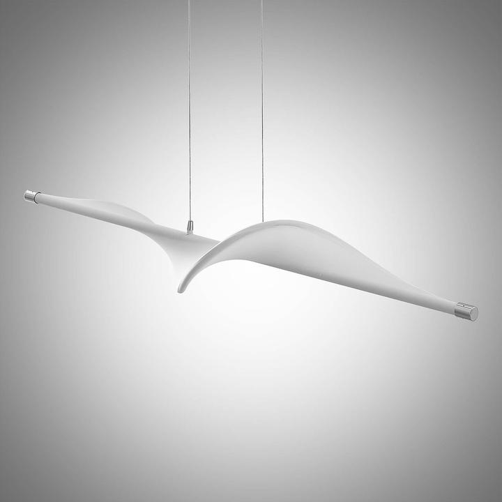 Immagine prodotto Lucande Lampada a sospensione Edano Bianco/Cromo (1360 lm)