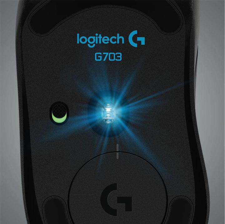 Produktbild Logitech G G703 Lightspeed (Kabellos, Kabelgebunden)