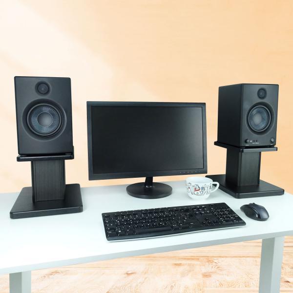 Produktbild keepdrum SS041 Boxenständer Tisch-Stative für Lautsprecher 1 Paar (1 Paar, Ständer)
